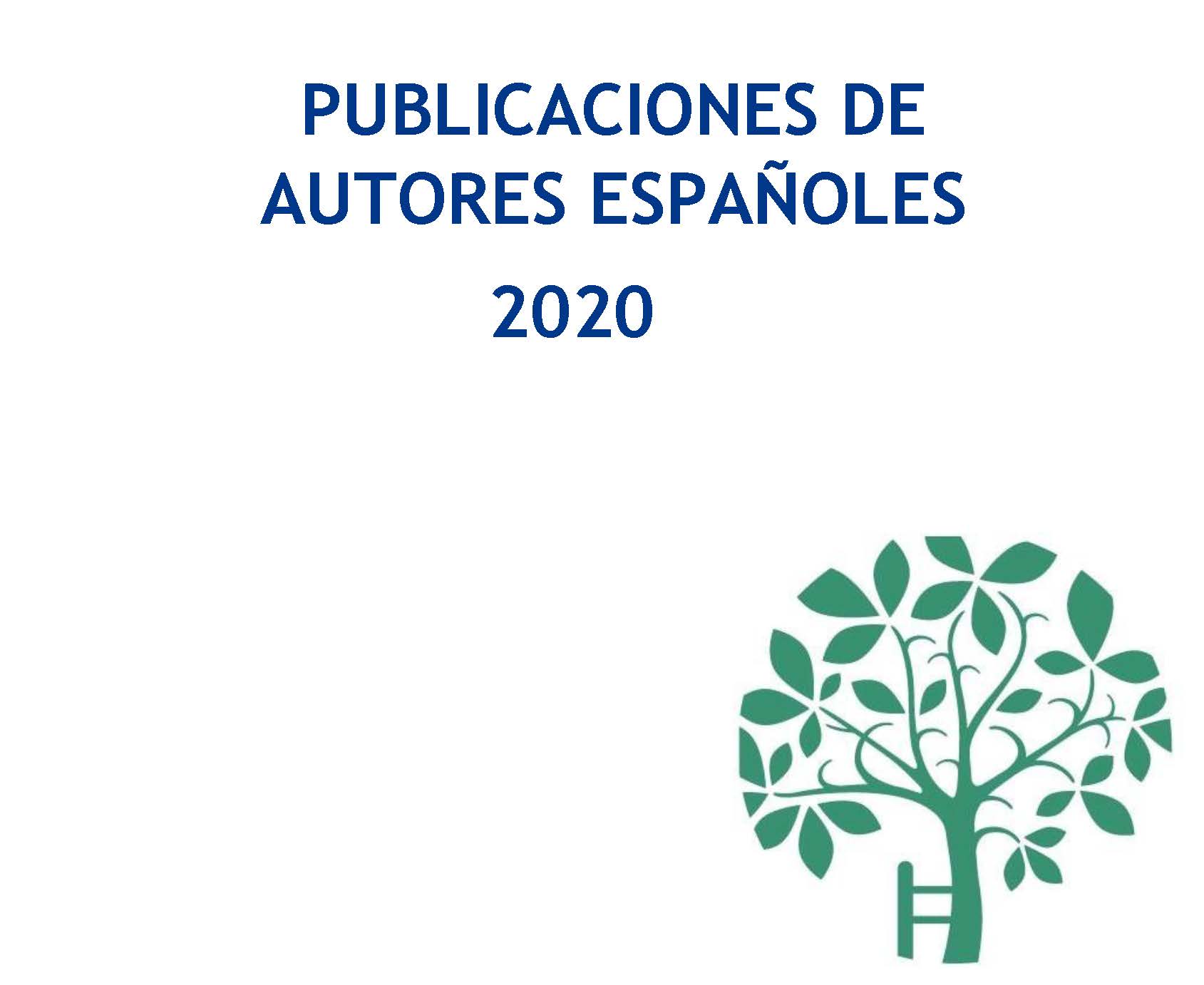 Publicaciones de autores españoles 2020