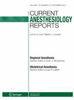 Current Anesthesiology Reports